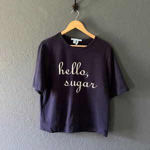 Draper James Hello Sugar Short Sleeve Sweatshirt